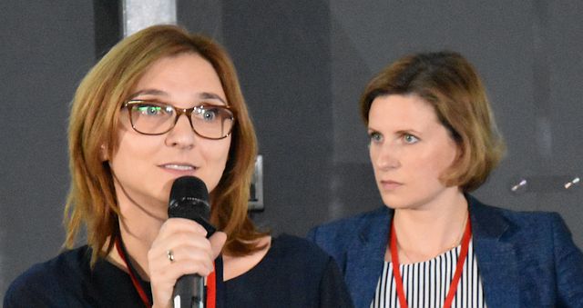 Aleksandra Bujnowska i Wiola Łada-Szewczenko
