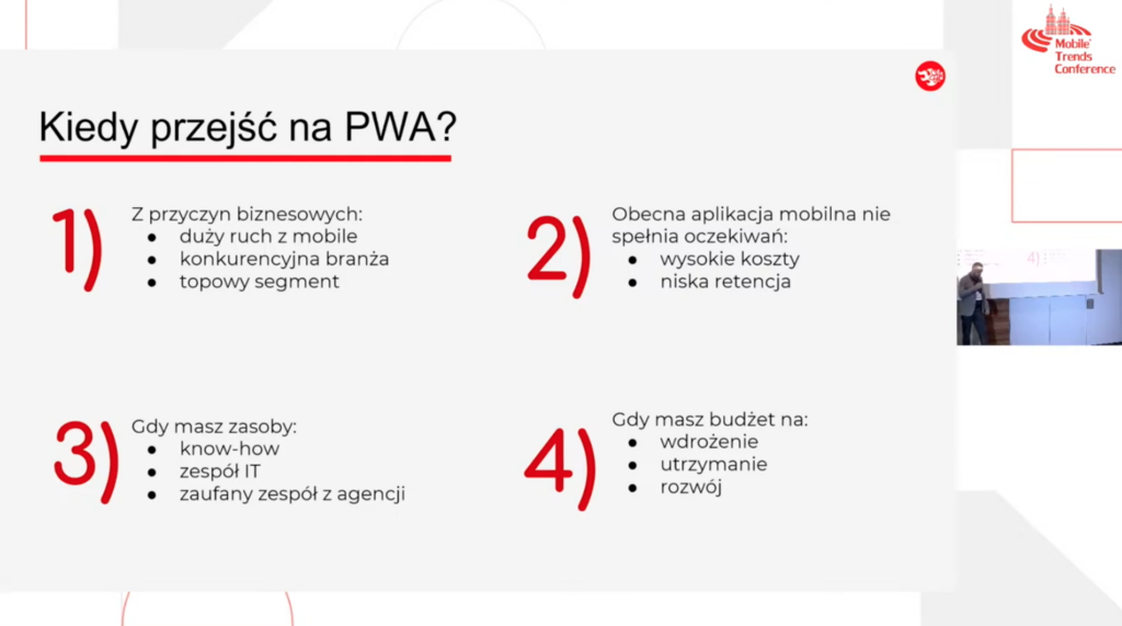 Kiedy przejść na PWA