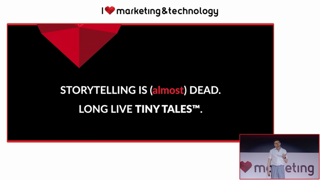 Storytelling is (almost) dead