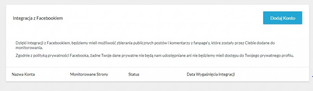 Integracja z Facebookiem