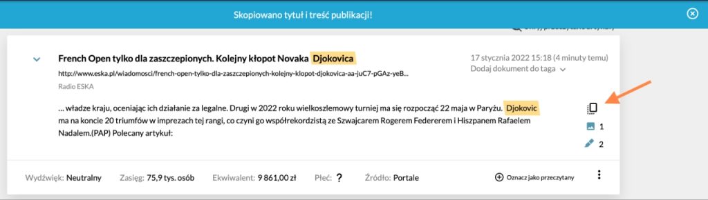 Kopiowanie publikacji