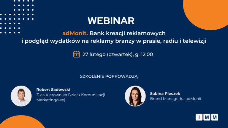 adMonit – bank kreacji reklamowych i podgląd wydatków reklamowych branży w prasie i RTV